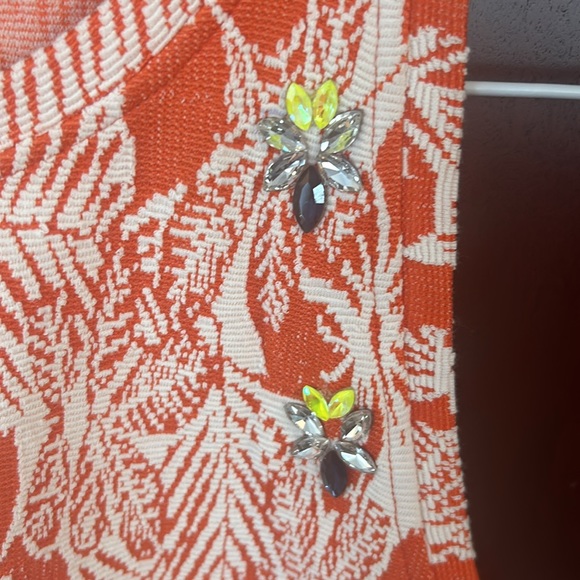 ZARA pebble jacquard embellished top size medium - Picture 8 of 11